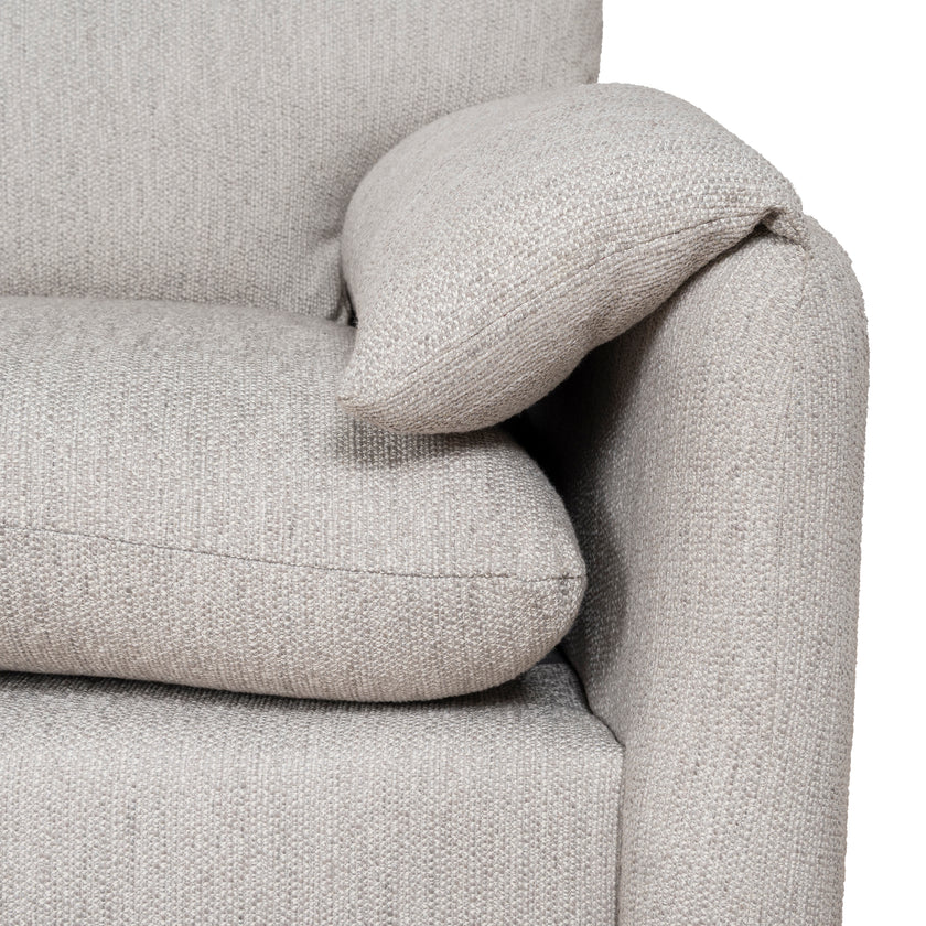 CLC10443-CA 3 Seater Fabric Sofa - Light Grey