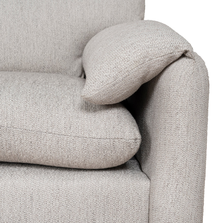 CLC10443-CA 3 Seater Fabric Sofa - Light Grey