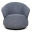 CLC10458-KJ Swivel Armchair - Prussian Blue