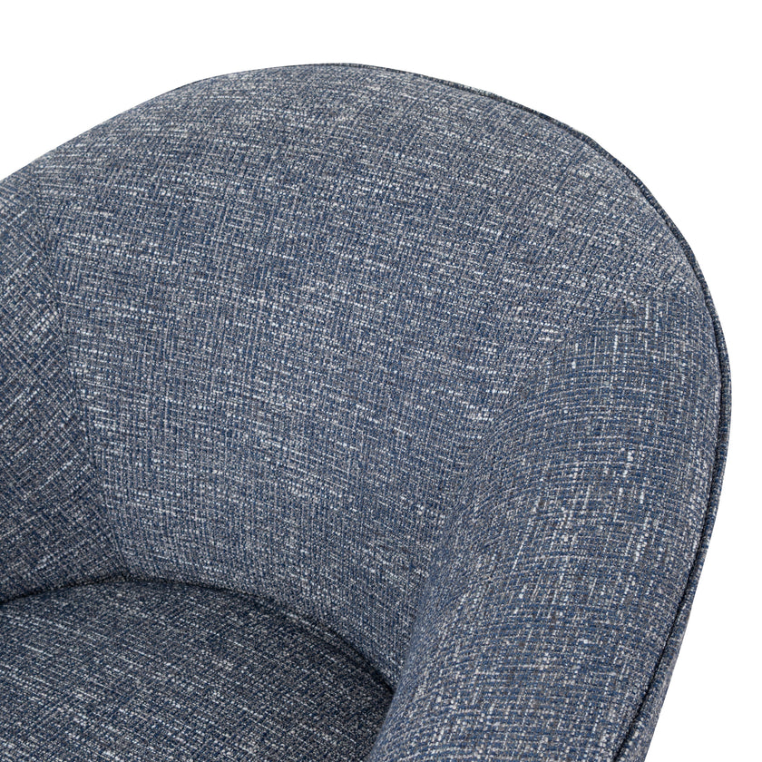 CLC10458-KJ Swivel Armchair - Prussian Blue