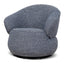 CLC10458-KJ Swivel Armchair - Prussian Blue