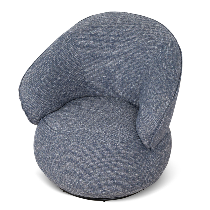 CLC10458-KJ Swivel Armchair - Prussian Blue