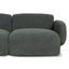 CLC10471-KSO Left Chaise Modular Sofa - Moss Green