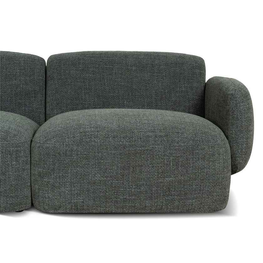 CLC10471-KSO Left Chaise Modular Sofa - Moss Green
