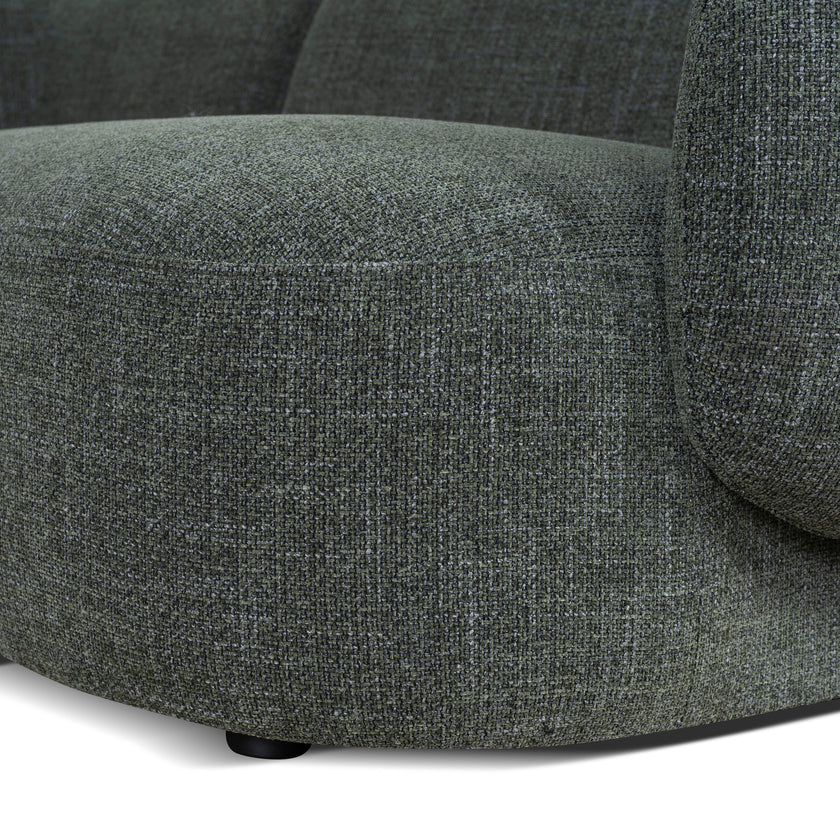 CLC10472-KSO Right Chaise Modular Sofa - Moss Green