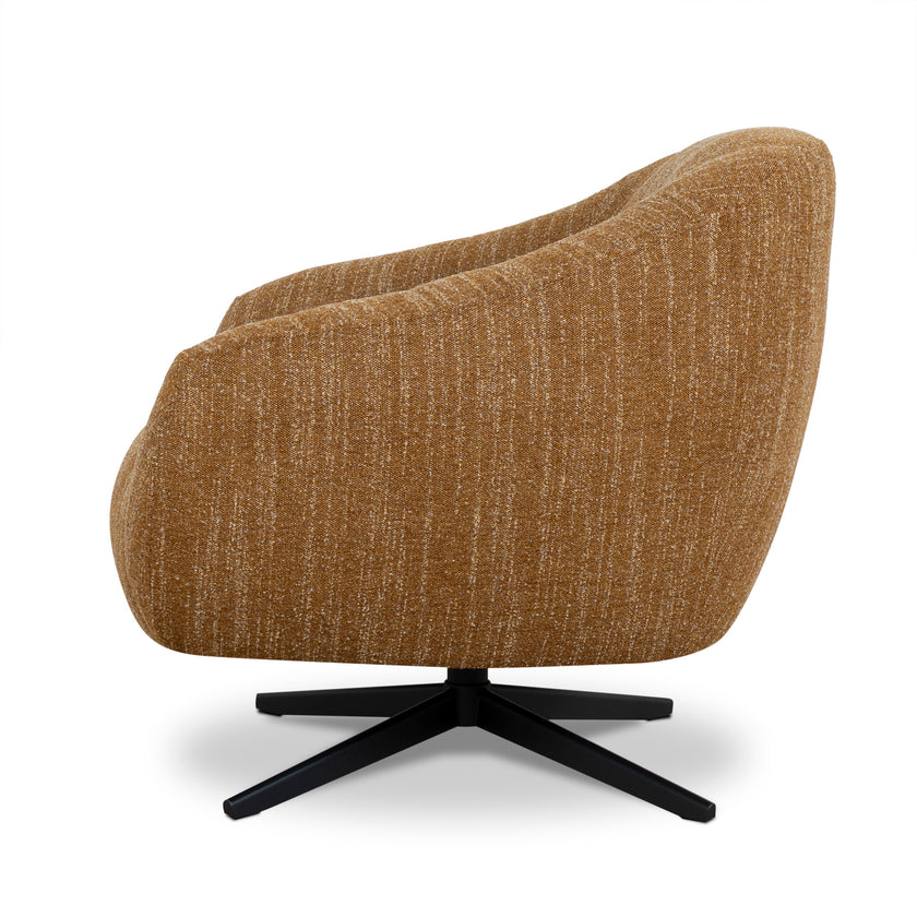 CLC10474-KSO Swivel Armchair - Ginger Brown