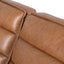 CLC10479-KSO Modular Leather Corner Sofa - Amber Brown