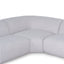 CLC10482-KSO Extended Corner Fabric Sofa - Taupe Beige