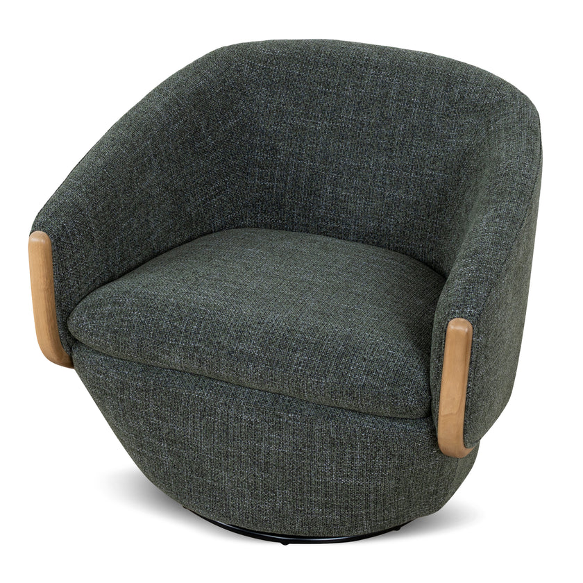 CLC10483-KSO Swivel Armchair - Moss Green