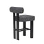 CBS10524-OLS Black Barstool - Field Charcoal (Set of 2)