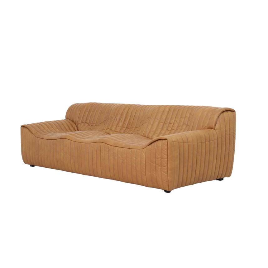 CLC10846-NV Swivel Armchair - Amber Tan Leather