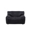 CLC10843-NV Armchair - Black Leather