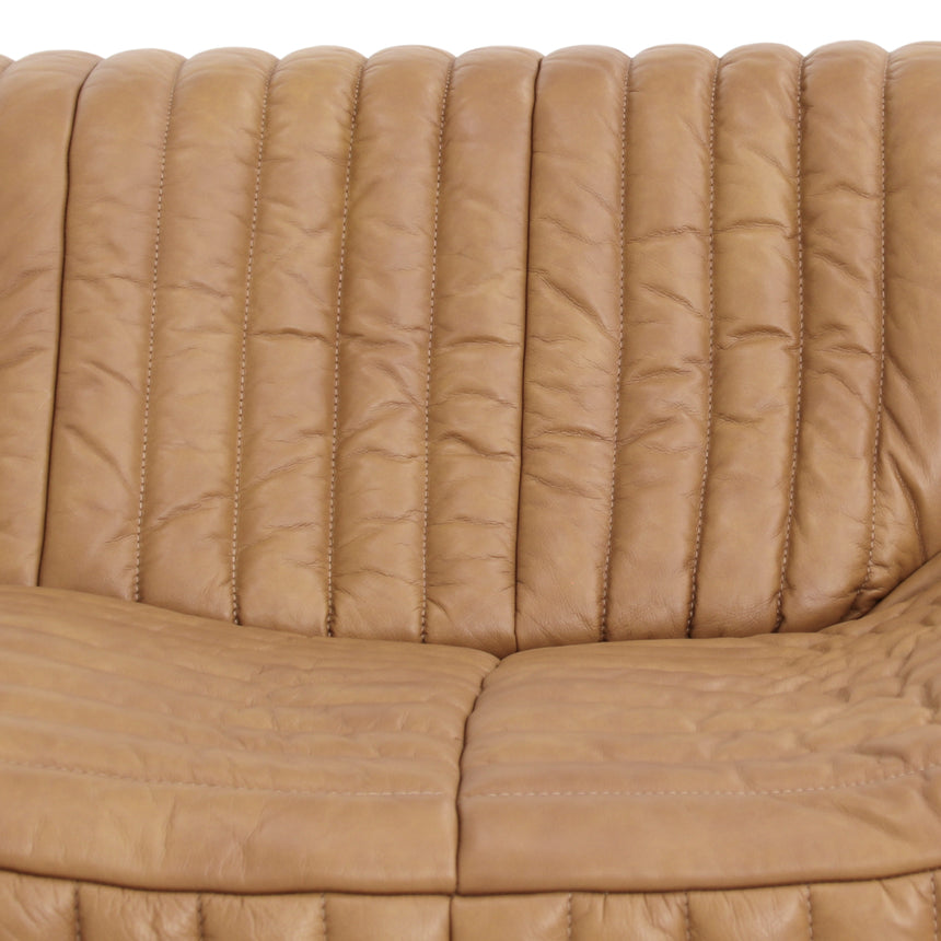 CLC10844-NV Armchair - Amber Tan Leather
