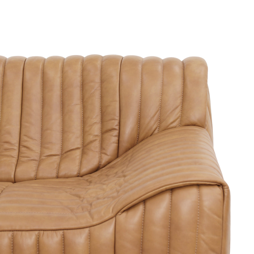 CLC10844-NV Armchair - Amber Tan Leather
