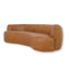 CLC10845-NV 3 Seater Sofa - Amber Tan Leather