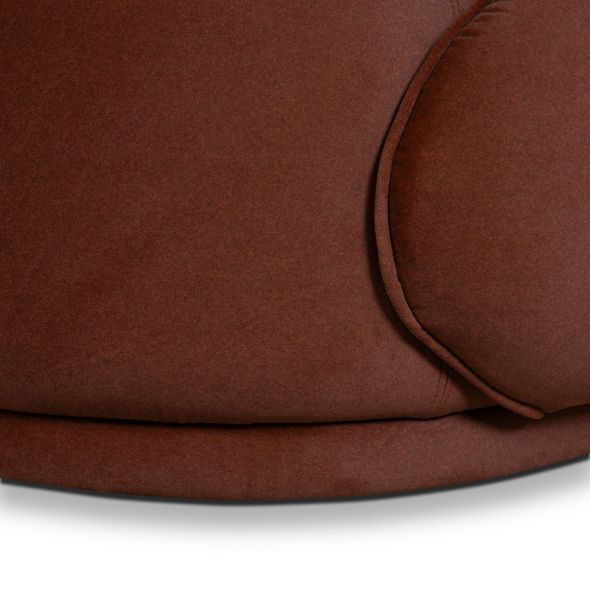 CLC10847-FS 4 Seater Fabric Sofa - Red Bronze