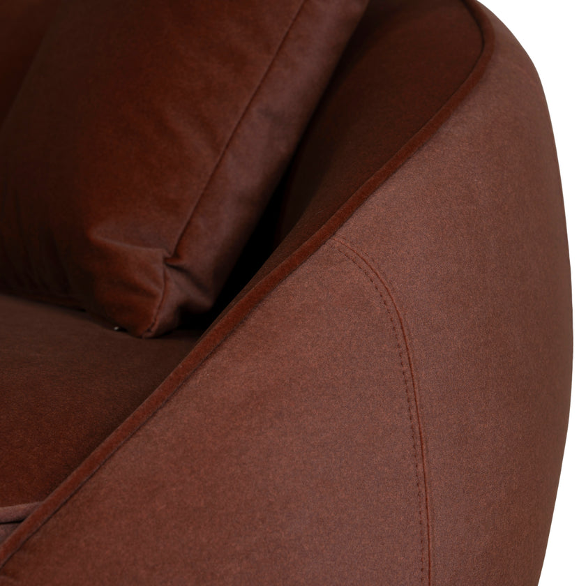 CLC10847-FS 4 Seater Fabric Sofa - Red Bronze