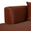CLC10850-FS Modular Left Chaise Sofa - Red Bronze