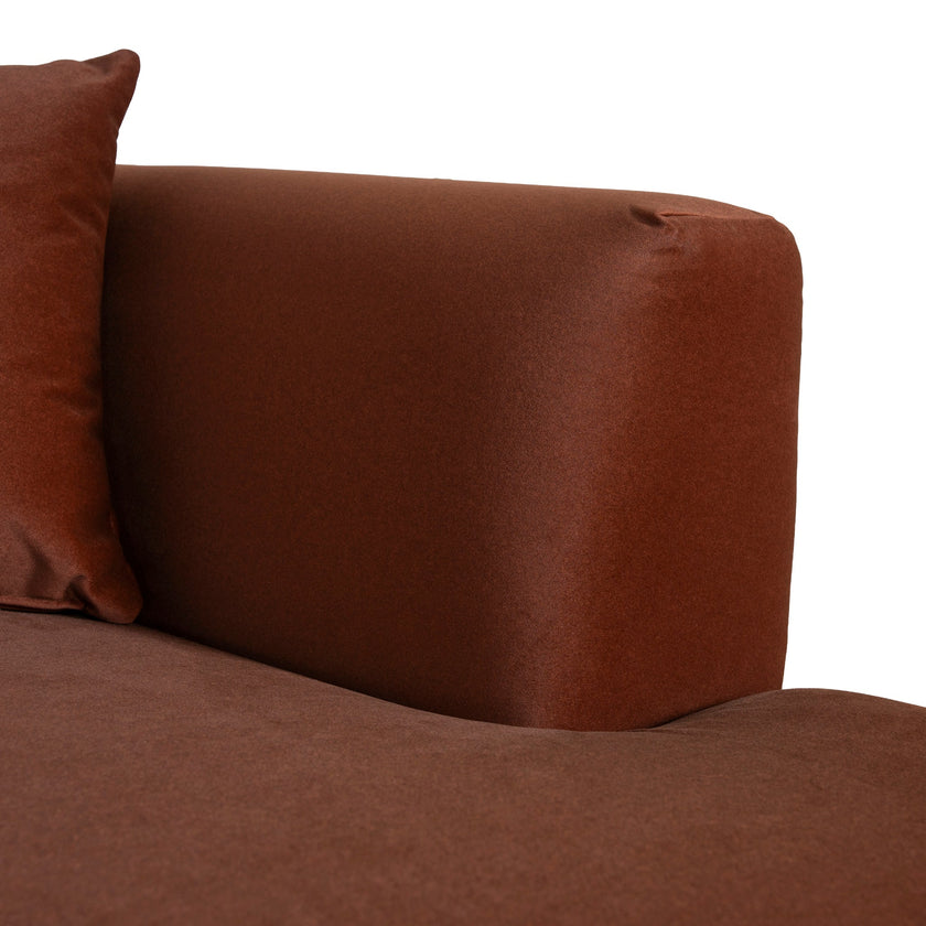 CLC10849-FS Modular Right Chaise Sofa - Red Bronze
