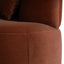 CLC10850-FS Modular Left Chaise Sofa - Red Bronze