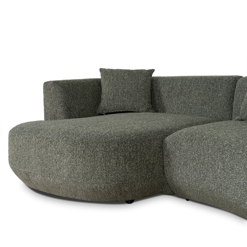CLC10851-FS Modular Left Chaise Sofa - Canopy Green