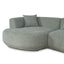 CLC10853-FS Modular Left Chaise Sofa - Coral Light Green