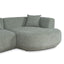 CLC10854-FS Modular Right Chaise Sofa - Coral Light Green