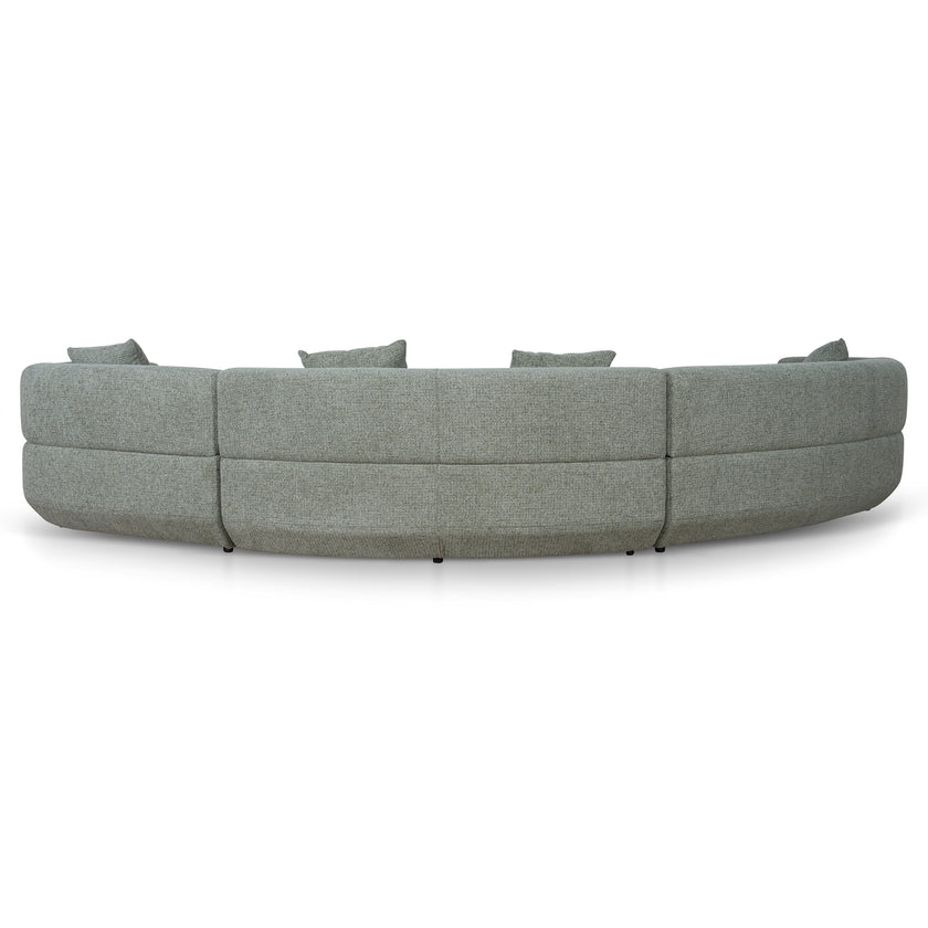 CLC10854-FS Modular Right Chaise Sofa - Coral Light Green