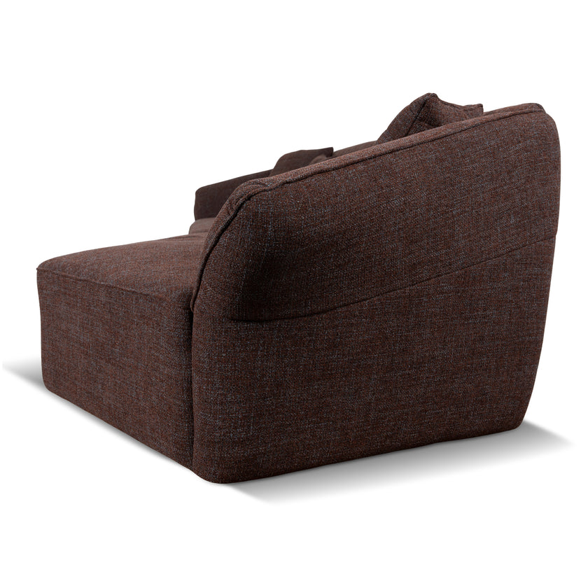 CLC10864-FS Left Open Modular Sofa - Moss Brown