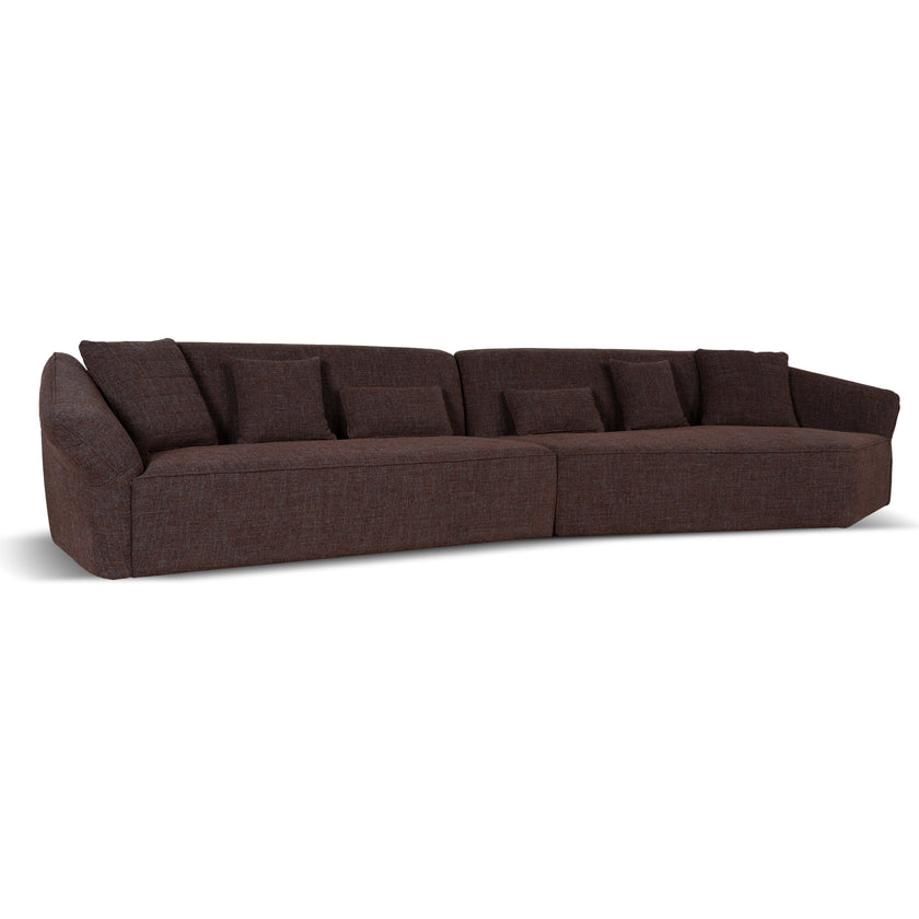 CLC10864-FS Left Open Modular Sofa - Moss Brown