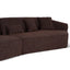 CLC10864-FS Left Open Modular Sofa - Moss Brown