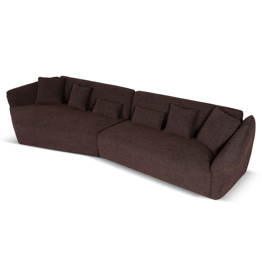CLC10865-FS Right Open Sofa - Moss Brown