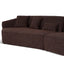 CLC10865-FS Right Open Sofa - Moss Brown