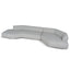 CLC10867-FS Left Chaise Corner Sofa - Noah Silver Lining