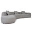 CLC10873-FS Left Chaise Modular Sofa - Mushroom Beige