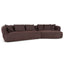 CLC10876-KJ Right Chaise Sofa - Moss Brown