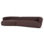 CLC10877-KJ Left Chaise Sofa - Moss Brown