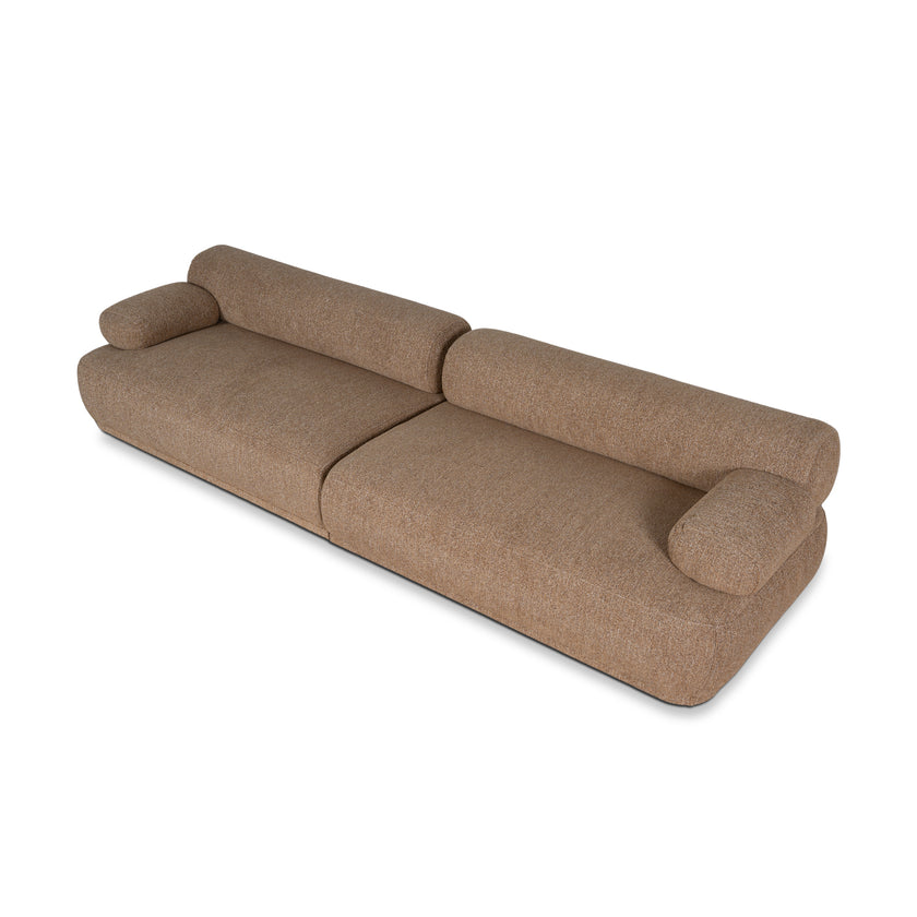CLC10879-KJ 4 Seater Sofa - Almond Brown