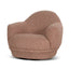 CLC10884-KJ Swivel Armchair - Terracotta Brown
