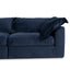 CLC10913-KSO 3 Seater Chaise Sofa - Navy Blue