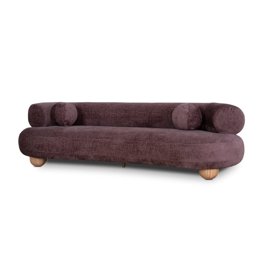 CLC10922-CA 3 Seater Sofa - Plum