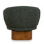 CLC10923-CA Fabric Swivel Armchair - Dusky Green