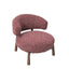 CLC10932-OLS Fabric Lounge Chair - Autumn Red