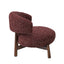 CLC10932-OLS Fabric Lounge Chair - Autumn Red