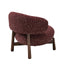 CLC10932-OLS Fabric Lounge Chair - Autumn Red