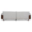 CLC10976-IG 3 Seater Sofa - Noah Silver Lining