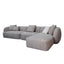 CLC12401-AE 4 Seater Right Chaise Sofa - Plush Spec Brown