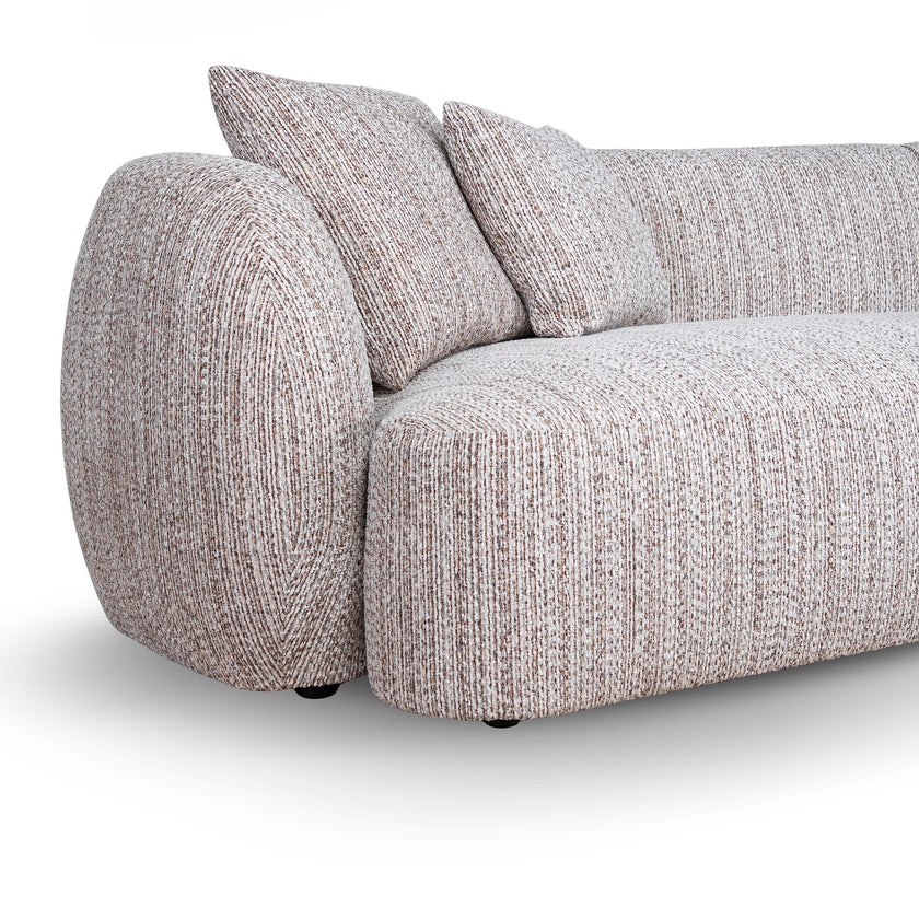 CLC12401-AE 4 Seater Right Chaise Sofa - Plush Spec Brown