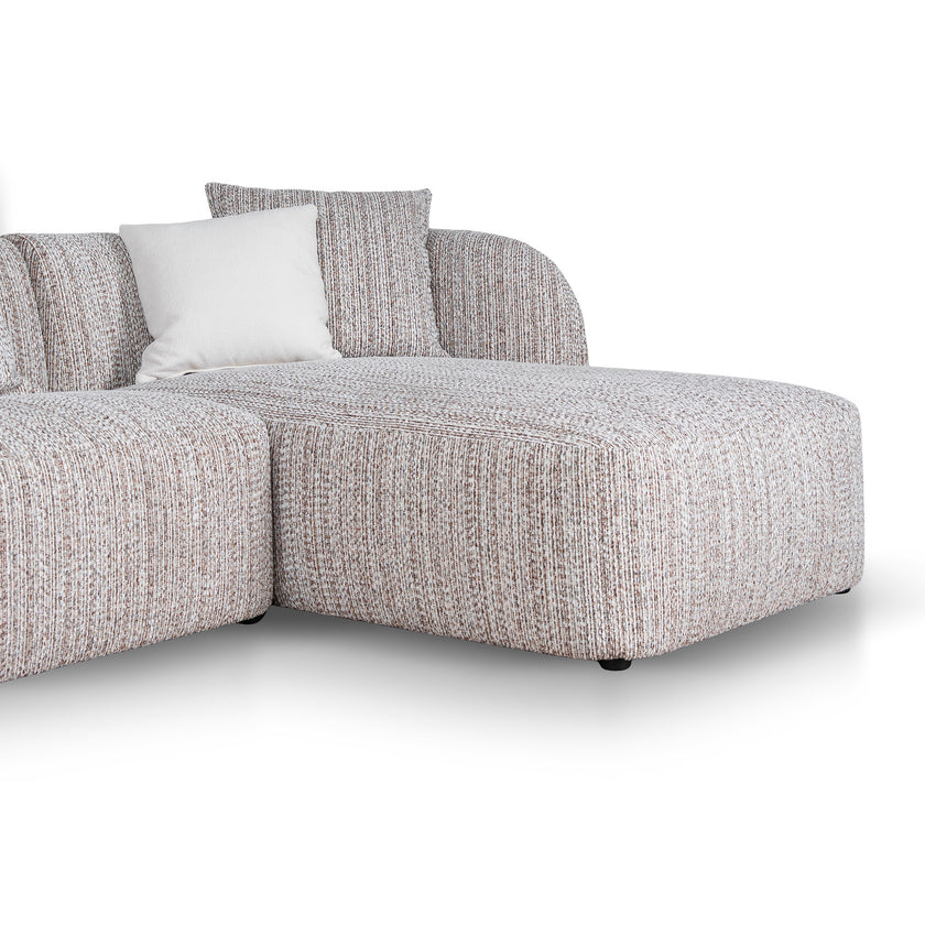 CLC12401-AE 4 Seater Right Chaise Sofa - Plush Spec Brown