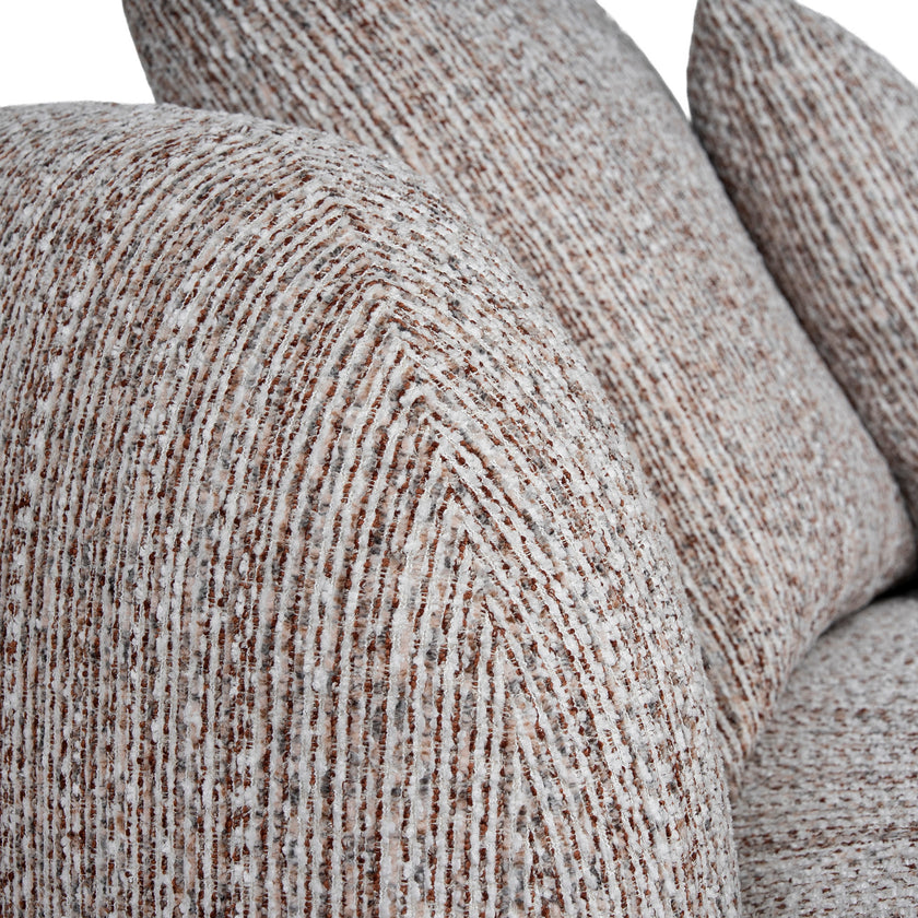 CLC12401-AE 4 Seater Right Chaise Sofa - Plush Spec Brown